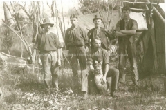 Tree pulling camp at Ludlow