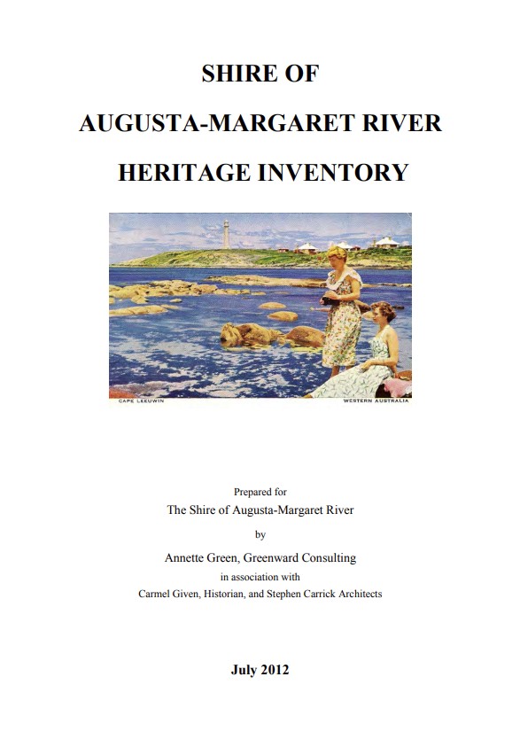 Shire of Augusta Margaret River Heritage Inventory